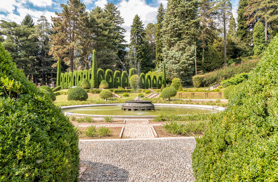 The park at Villa Toeplitz in Varese, Italy