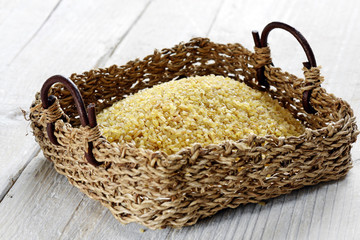 cestino di bulgur