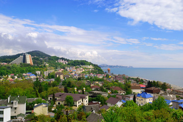 Coast of the black sea. Dagomys. Russia