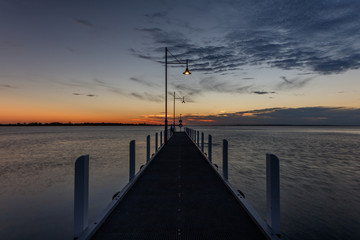 Australia - Victoria, Jetty in Metung, Gippsland 
