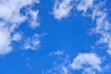 Blue sky.