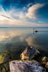 lake Balaton in the night