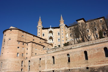 Fototapeta na wymiar Palazzo ducale di Urbino, Italia