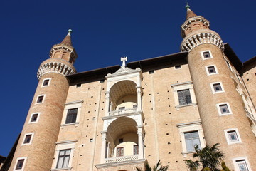 Fototapeta na wymiar Palazzo ducale di Urbino