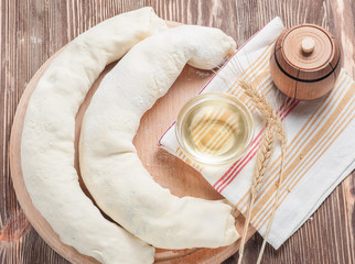 raw pies on table © Igor Syrbu