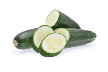 zucchini isolated on white background