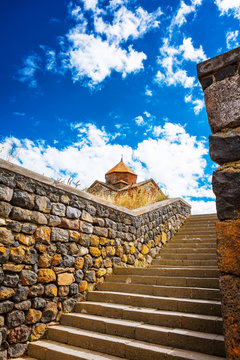 Surb Araqeloc and Astvatsatsin old Sevanavank church monastery