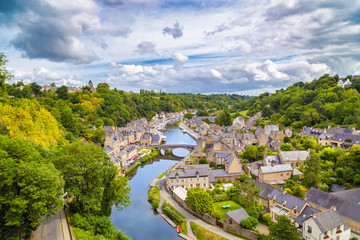 Historic town of Dinan, Bretagne, France