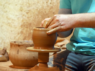 Making of pottery