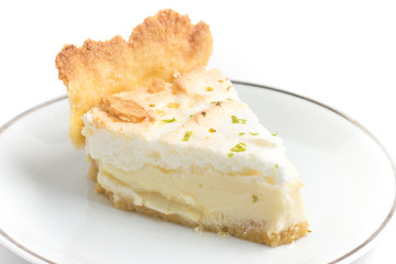 Slice of homemade Lemon Pie