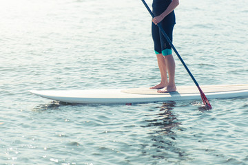 Man on paddleboard