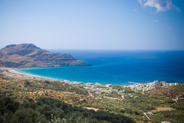 Fototapeta na wymiar Crete seashore