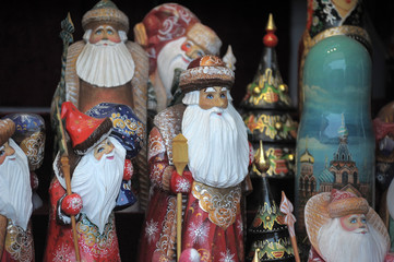 Fototapeta premium Santa Claus and gifts