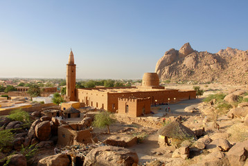Mosque  of the Khatmiyah Sufi sect at the base of the Taka Mountains in Kassla, Sudan   © robnaw
