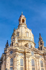 Fototapeta na wymiar Church of our Lady in Dresden - Frauenkirche