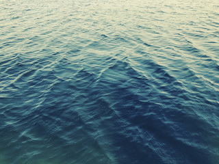 Blue water surface