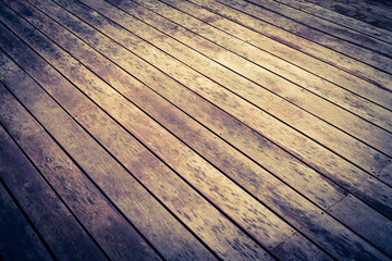 Abstract Background Wooden Floor - retro vintage filter effect