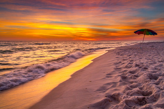 Sunset on Florida Beach