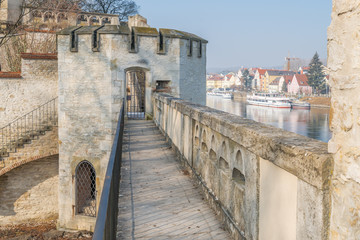 Fototapeta na wymiar Königliche Villa in Regensburg