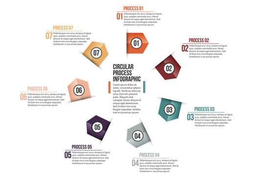 Triangular Tab Progress Infographic 5
