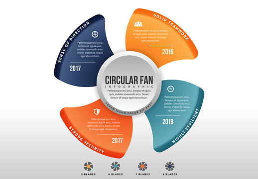 Circular Fan Infographic