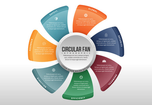 Circular Fan Infographic 3