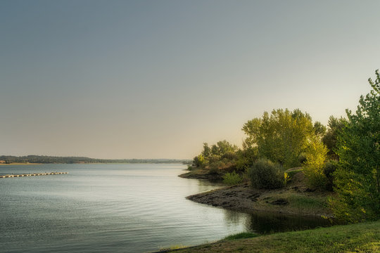 Sunset on the lake