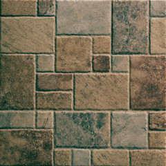 Mosaic pattern, ceramics, tile, abstract geometry
