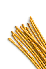 Salty pretzel sticks.