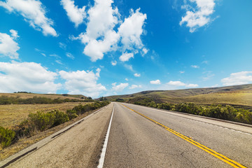 Country road in Pacific Coast Highway