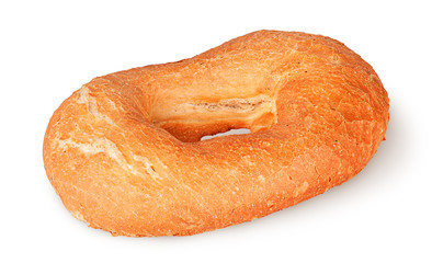Traditional oriental pita bread rotated