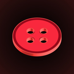 Abstract button for clothes. Icon buttons for clothes. Vector button.