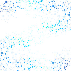 Structure molecule and communication. Dna, atom, neurons. Scientific concept for your design. Connected lines with dots. Medical, technology, chemistry, science background. Vector illustration.