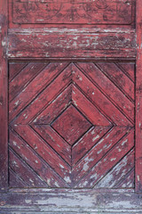 old wooden door