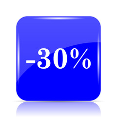 30 percent discount icon