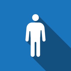 man icon stock vector illustration flat design