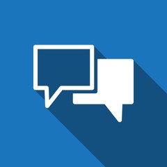 Fototapeta premium Speech Bubbles Icon. Chat pictogram icon stock vector illustration