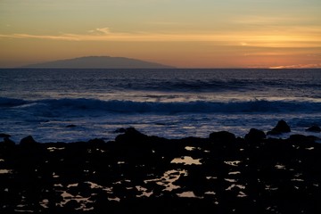 sunset in Valle Gran Rey