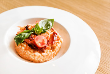 risotto with tomatoes