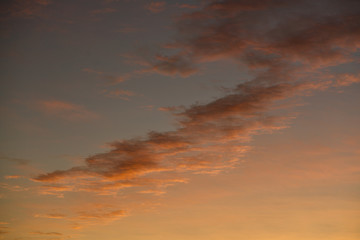 Fototapeta na wymiar sky in the sunset