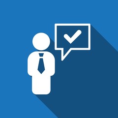 Speech Bubbles Icon. Chat pictogram icon stock vector illustration