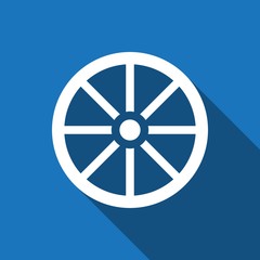 wheel icon stock vector illustration flat design