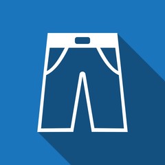 pants icon stock vector illustration flat design