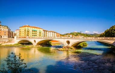 Bridge Ponte Vittoria  in Verona, Veneto region, Italy.