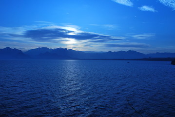 Aegean Sea Turkey Kuşadası beautiful view of...