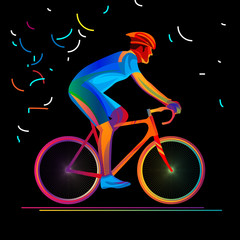 Cycling Abstract Background