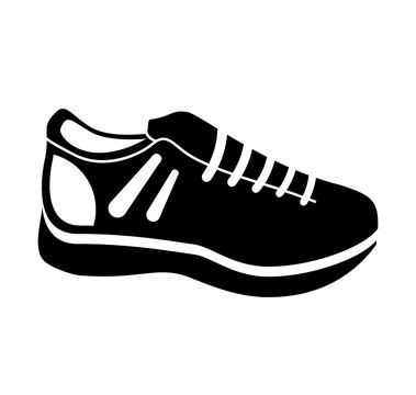 tennis shoes isolated icon vector illustration design