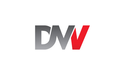 Letter DMWV Modern Logo 