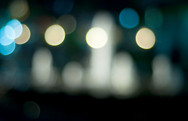 bokeh dark background