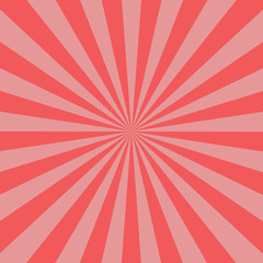 sunburst retro background pink color isolated vector
